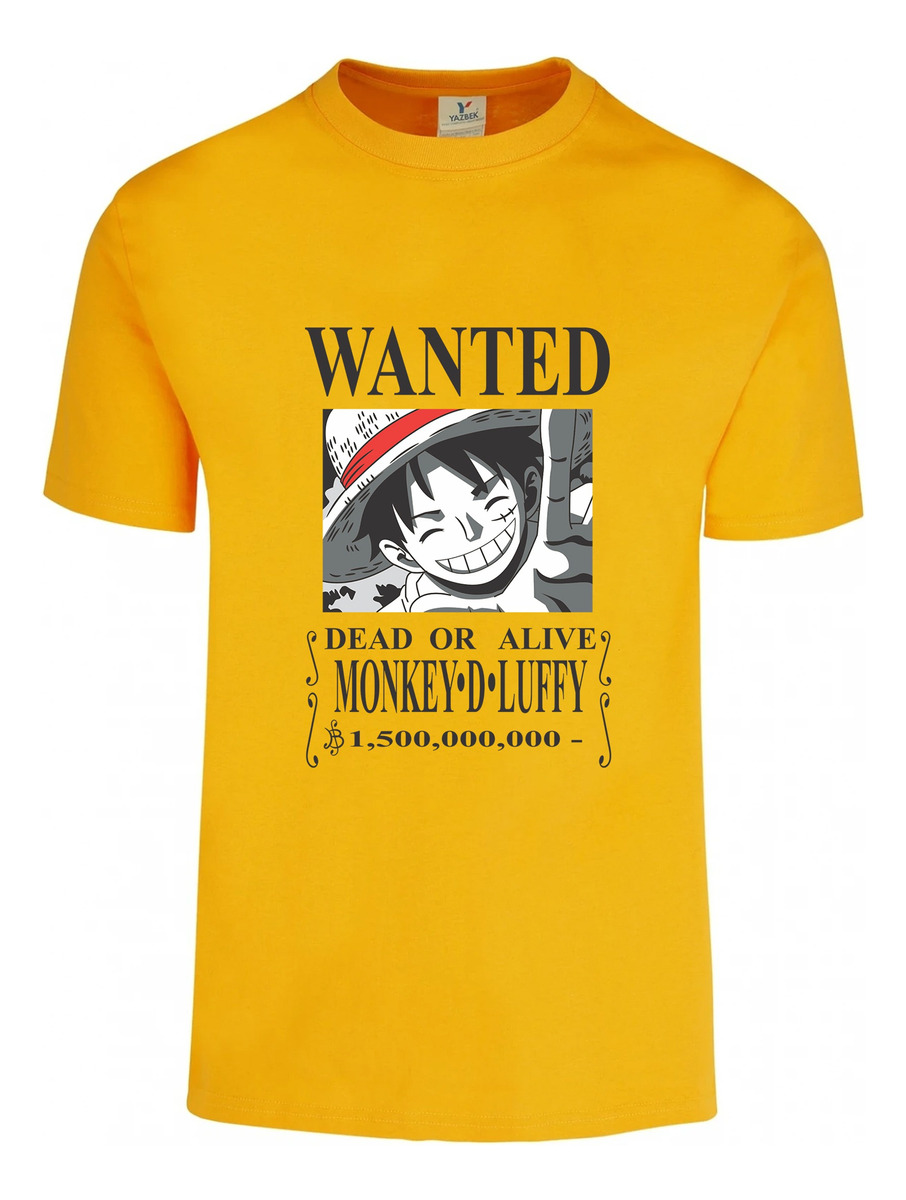 Remera: Wanted Luffy Memoestampados - Imagen 18