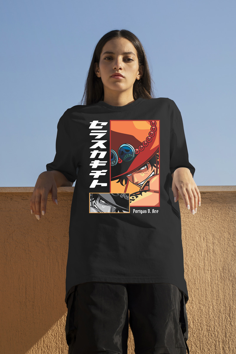 Remera: Portgas D. Ace 02 Memoestampados - Imagen 2