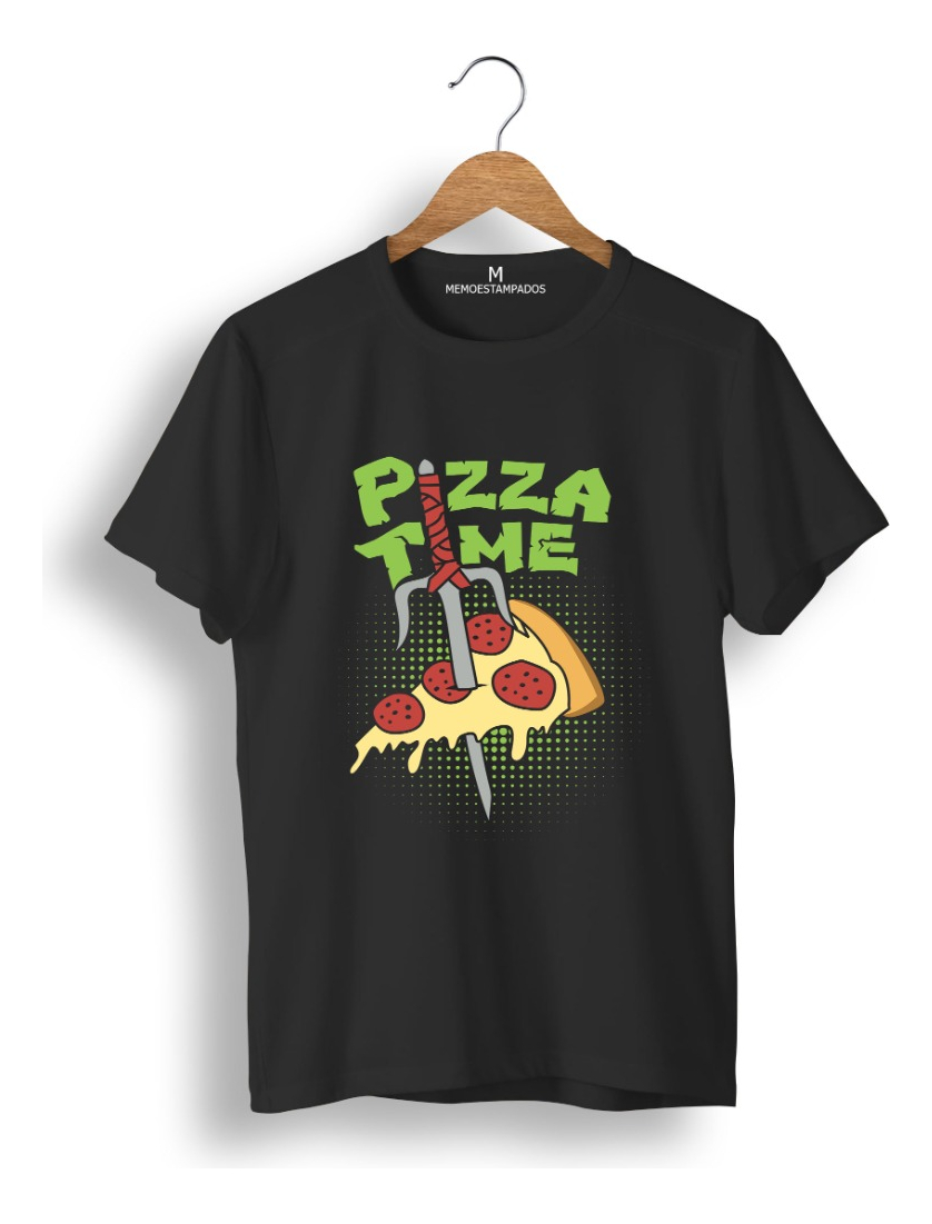 Remera: Pizza Time Memoestampados - Imagen 4