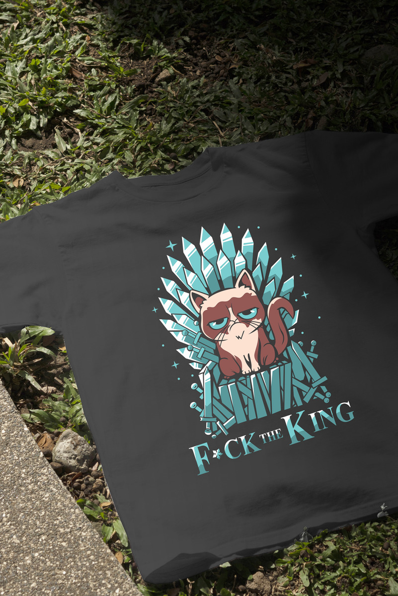 Remera: Fuck The King Cat Memoestampados - Imagen 3