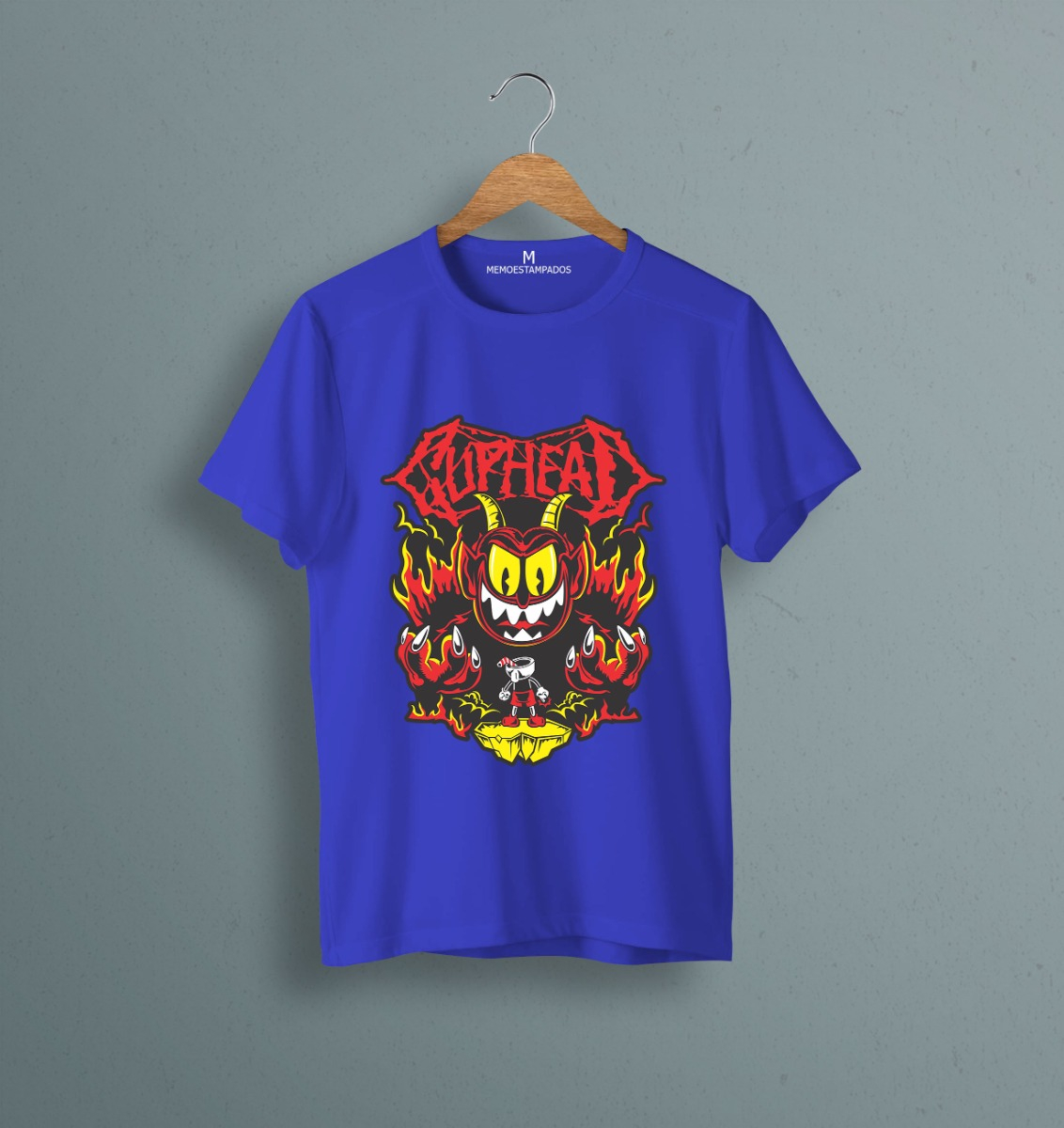 Remera: Cuphead Hell Memoestampados - Imagen 8