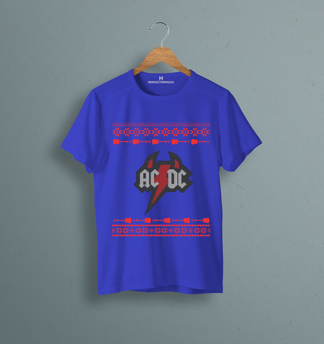 Remera: Ac Dc Ugly Sweater Memoestampados - Imagen 11