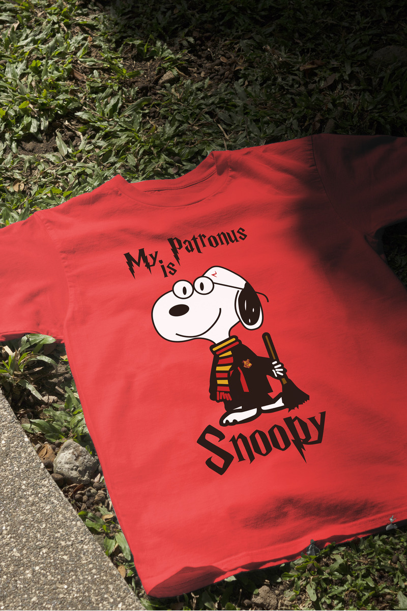 Remera: My Patronus Is Snoopy Memoestampados - Imagen 18