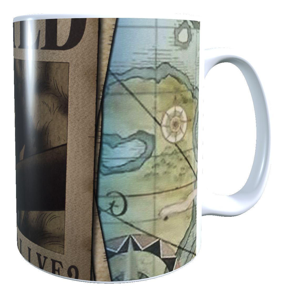 Taza Personalizada Diseño One Piece Serie Anime T468 - Imagen 2