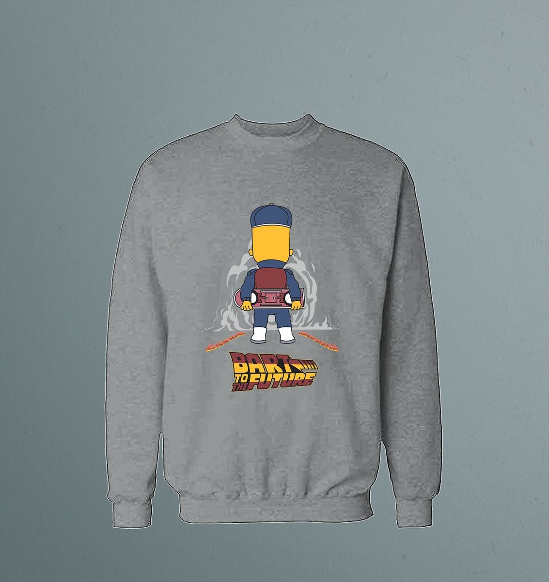 Buzo Bart To The Future Memoestampados - Imagen 6