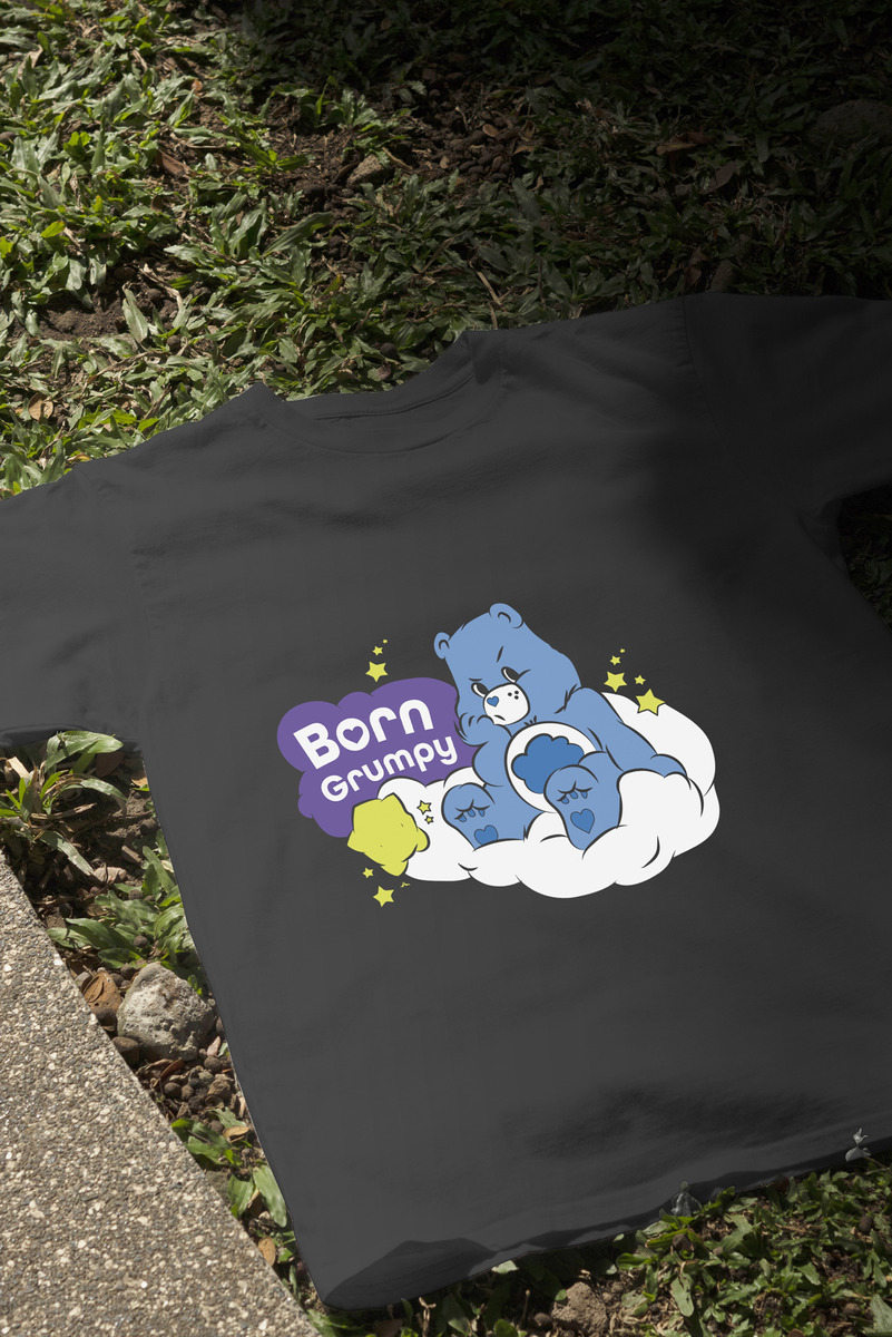 Remera: Born Grumpy Memoestampados - Imagen 4