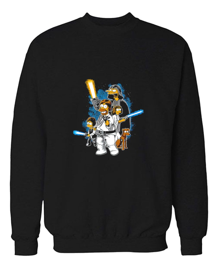 Buzo Simpson Star Wars Memoestampados