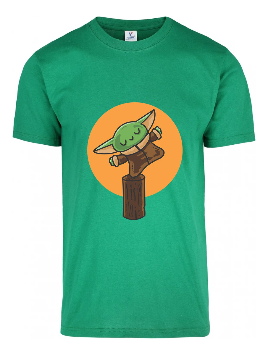Remera: Grogu Sobre Tronco Memoestampados - Imagen 4