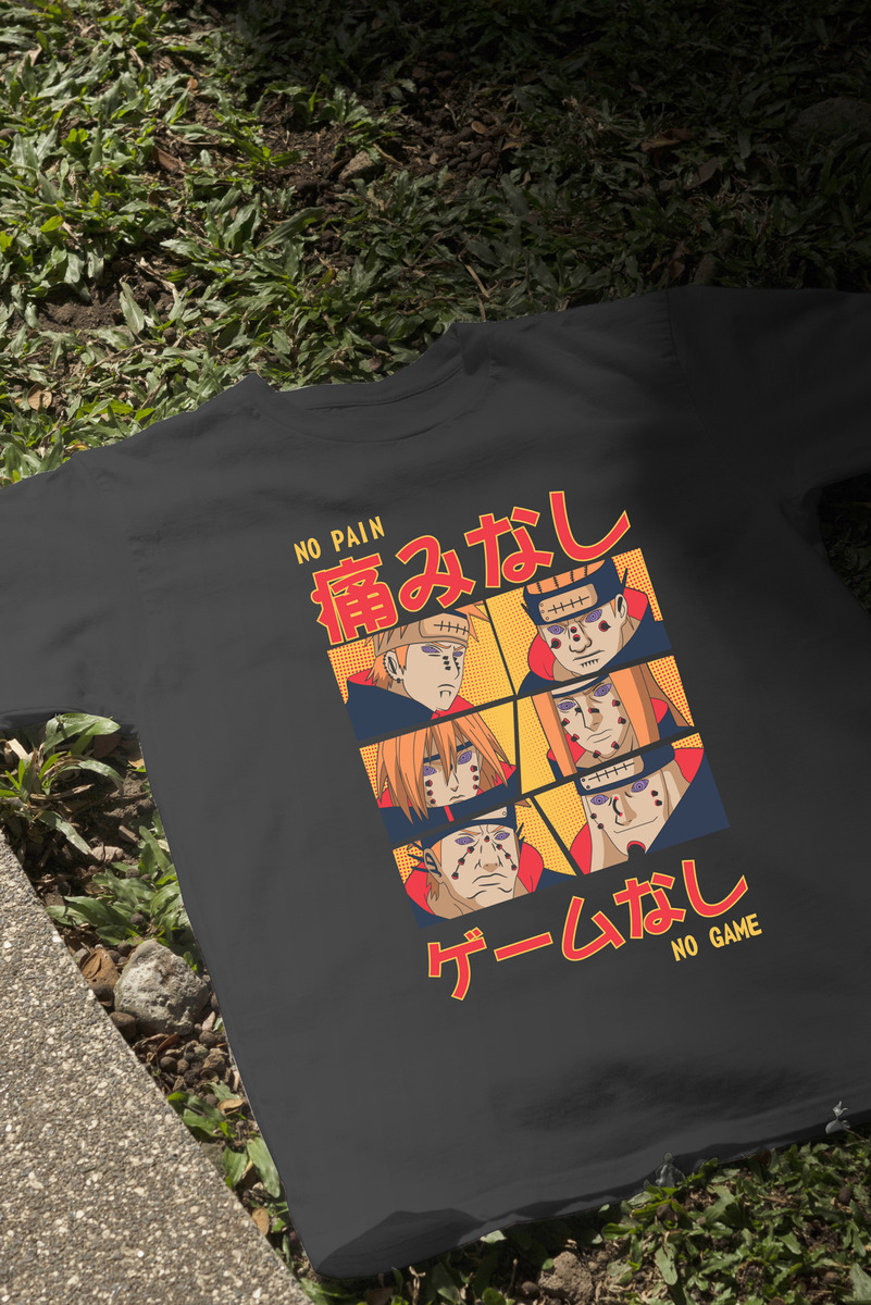 Remera: Naruto No Pain No Game Memoestampados - Imagen 3