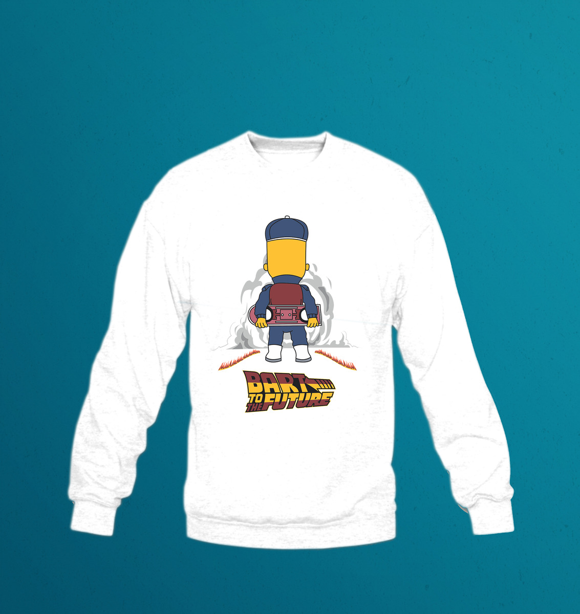 Buzo Bart To The Future Memoestampados - Imagen 12
