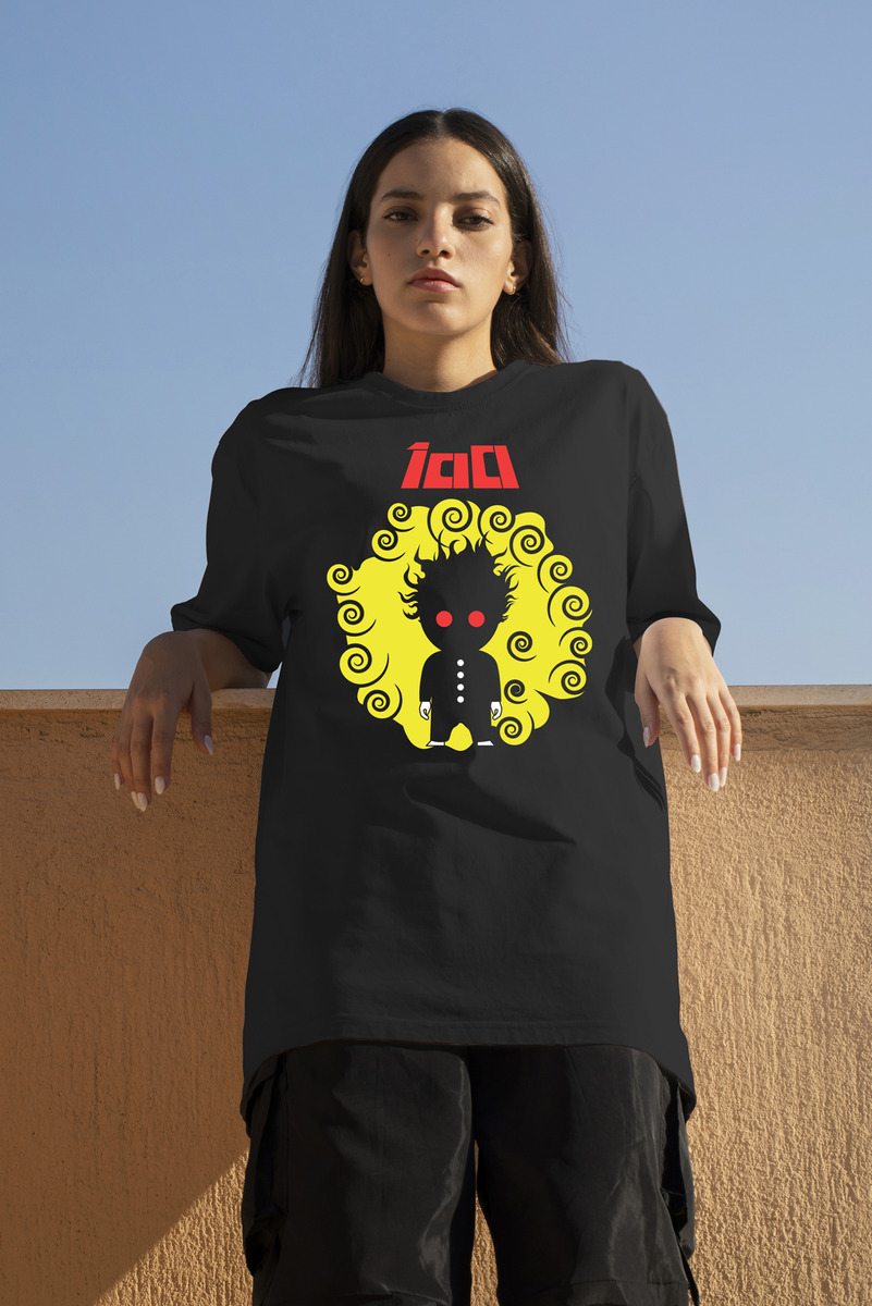 Remera: Mob Psycho 100 Silueta Memoestampados