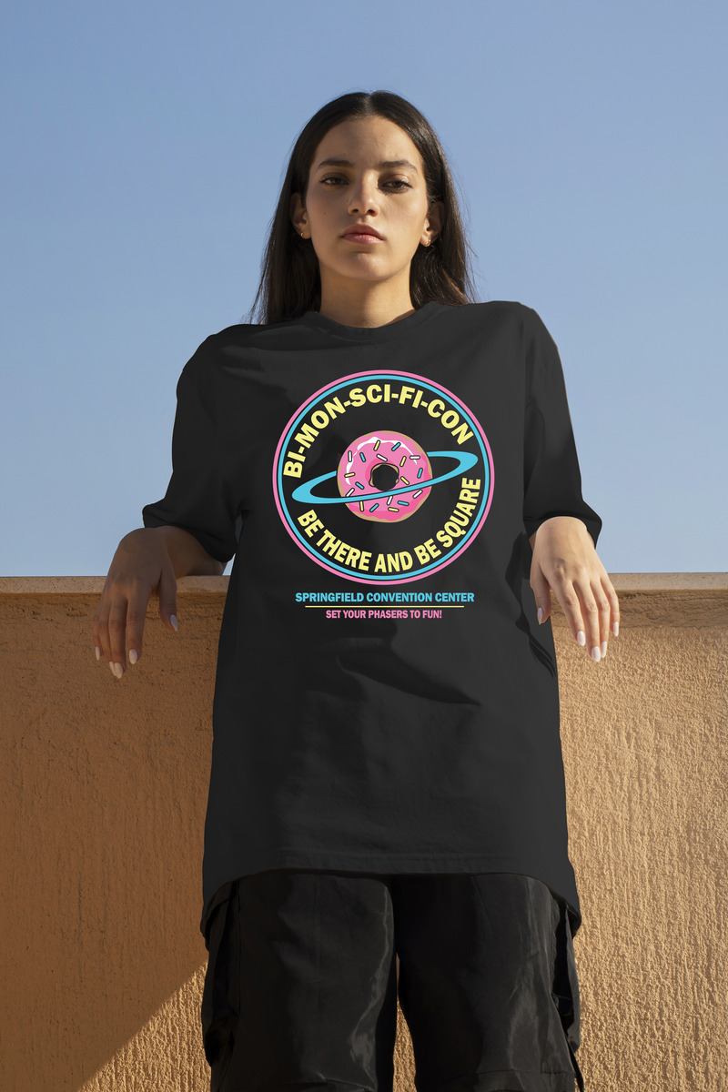 Remera: Bi Moon Sci Fi Con Memoestampados - Imagen 2
