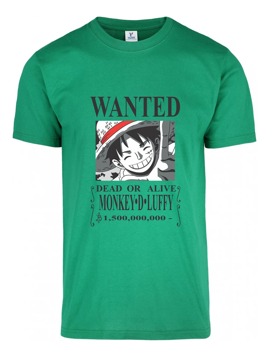 Remera: Wanted Luffy Memoestampados - Imagen 14
