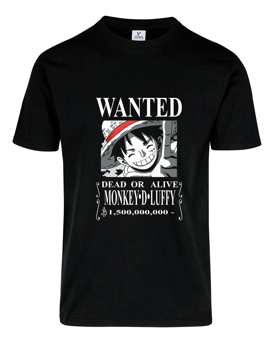 Remera: Wanted Luffy Memoestampados - Imagen 2