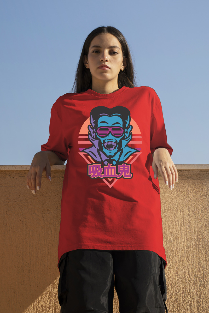 Remera: Dracula Vaporwave Memoestampados - Imagen 17