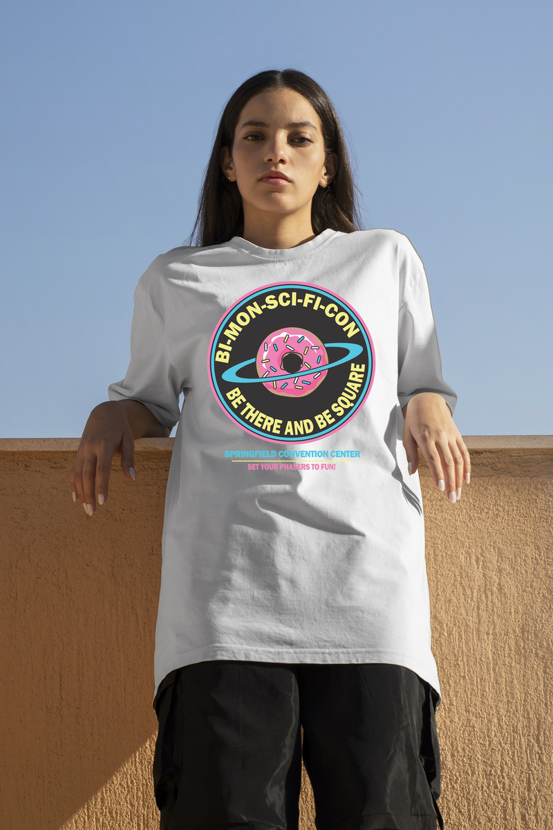 Remera: Bi Moon Sci Fi Con Memoestampados - Imagen 11