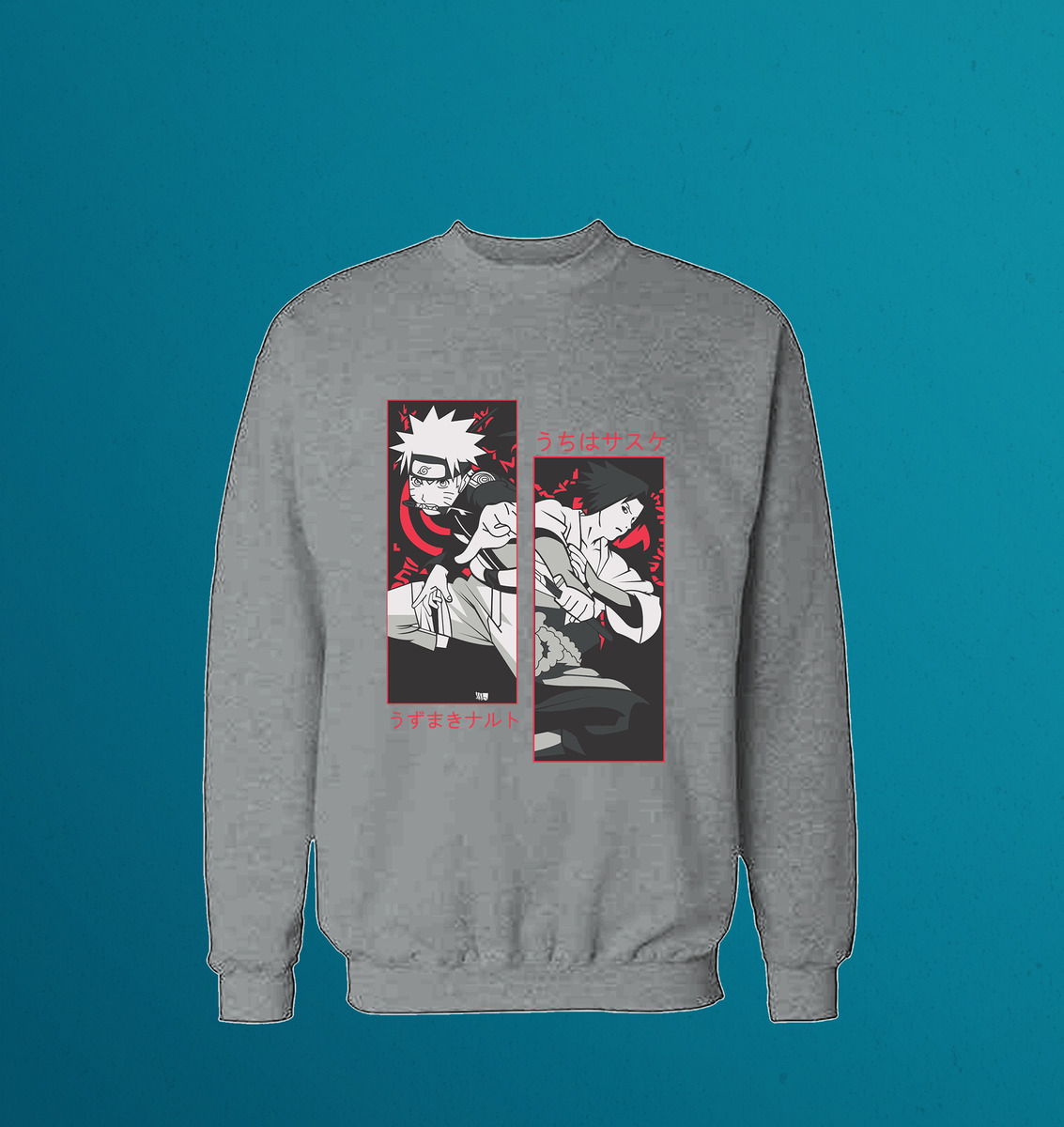 Buzo Naruto Y Uchiha Anime Memoestampados - Imagen 14