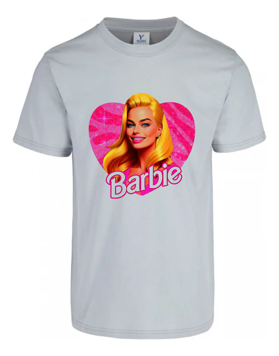 Remera: Barbie Corazón Memoestampados - Imagen 5