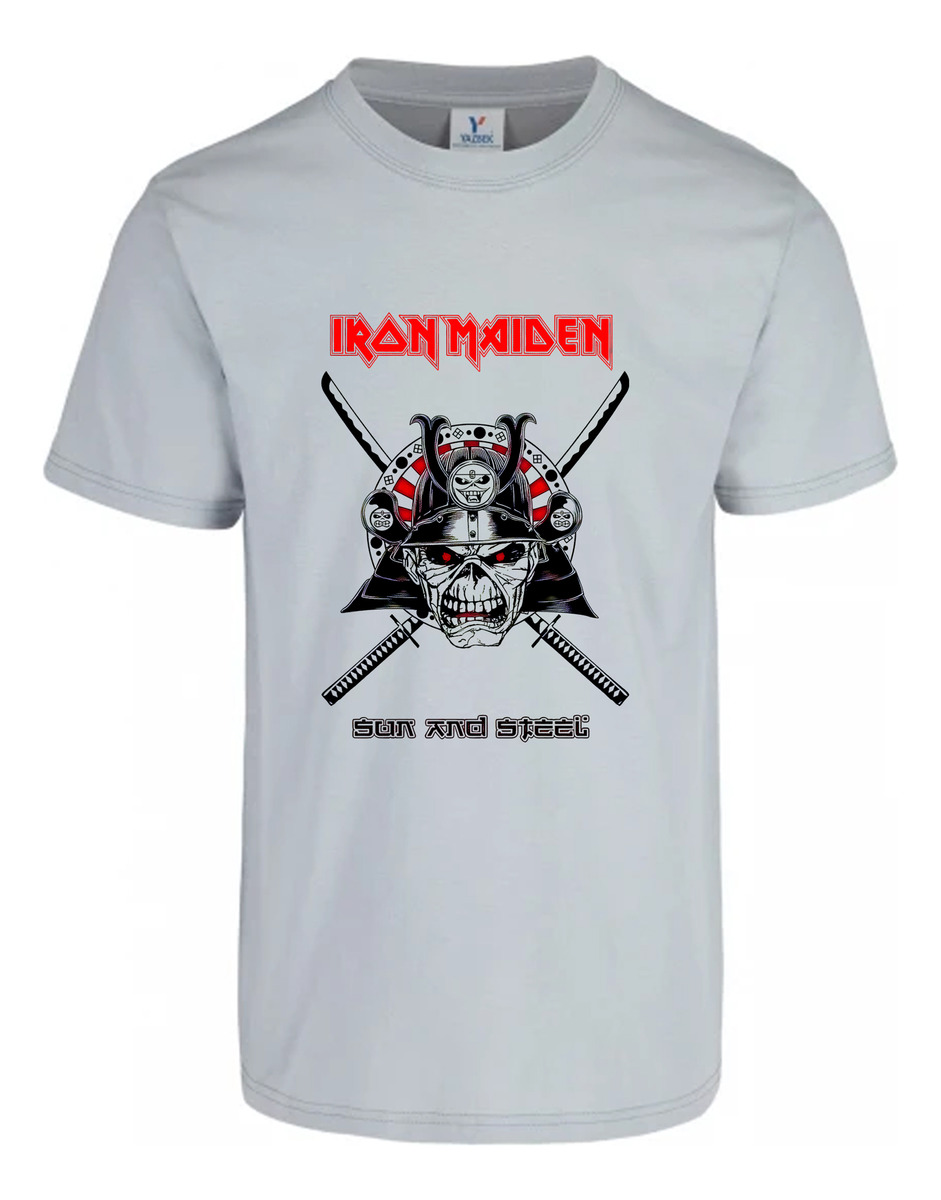 Remera: Iron Maiden Sun And Steel Memoestampados - Imagen 2
