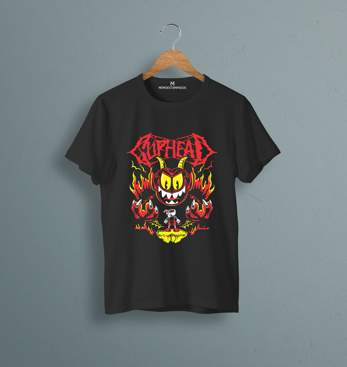 Remera: Cuphead Hell Memoestampados - Imagen 5