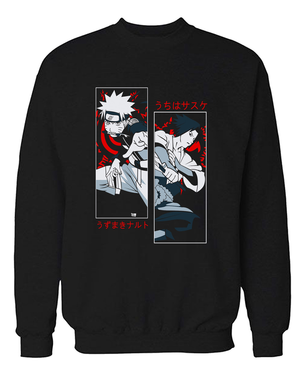 Buzo Naruto Y Uchiha Anime Memoestampados - Imagen 6