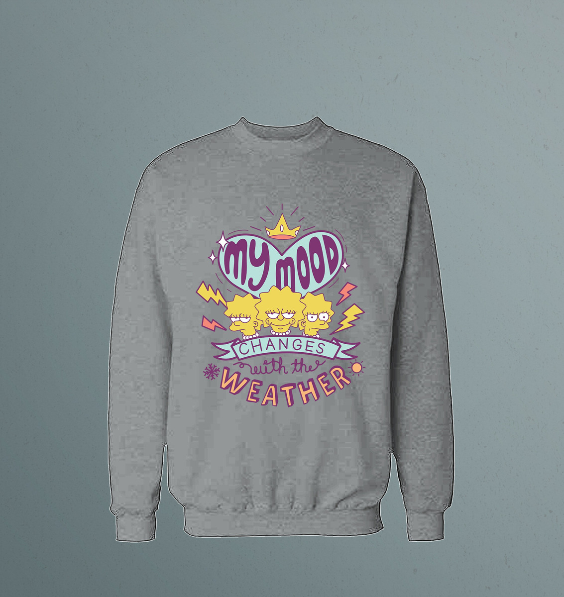 Buzo Lisa My Mood Changes Memoestampados - Imagen 6