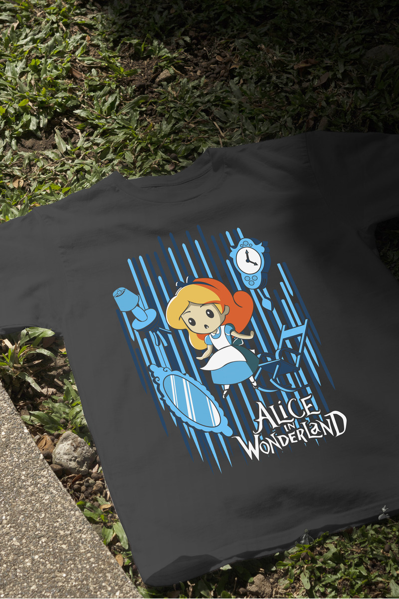 Remera: Alice In Wonderland 02 Memoestampados - Imagen 3