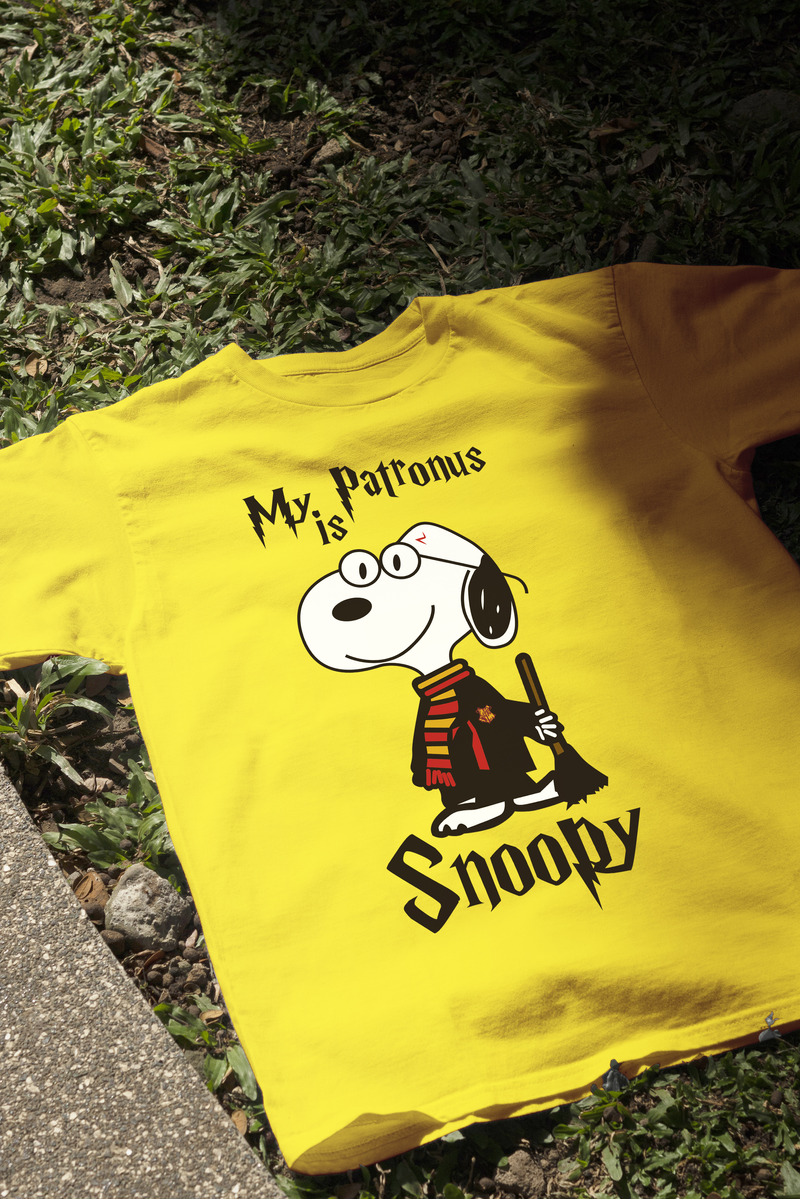 Remera: My Patronus Is Snoopy Memoestampados - Imagen 6