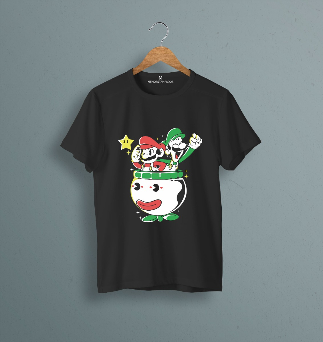 Remera: Mario Cartoon Memoestampados - Imagen 5