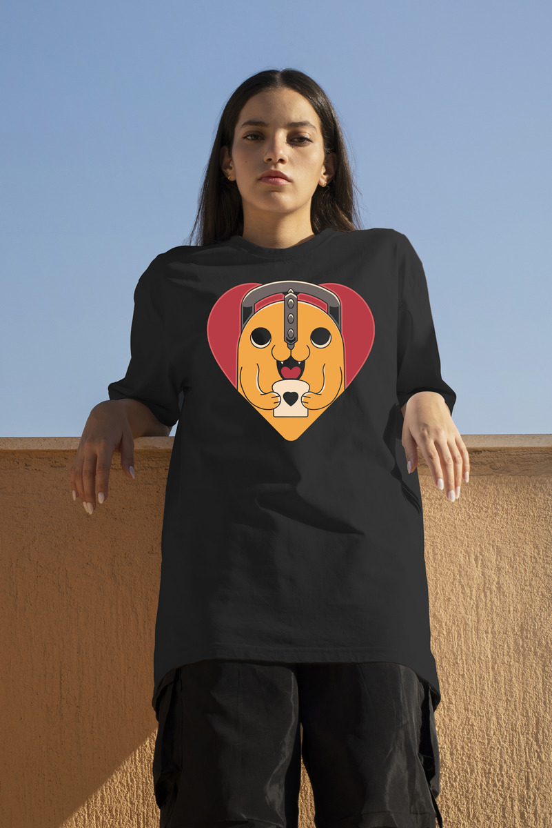 Remera: Pochita Loves Bread Memoestampados - Imagen 2