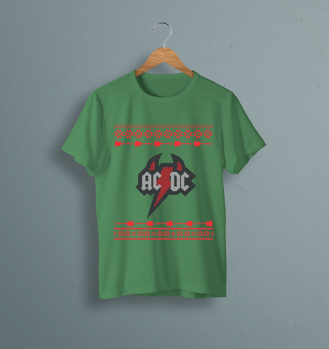 Remera: Ac Dc Ugly Sweater Memoestampados - Imagen 21