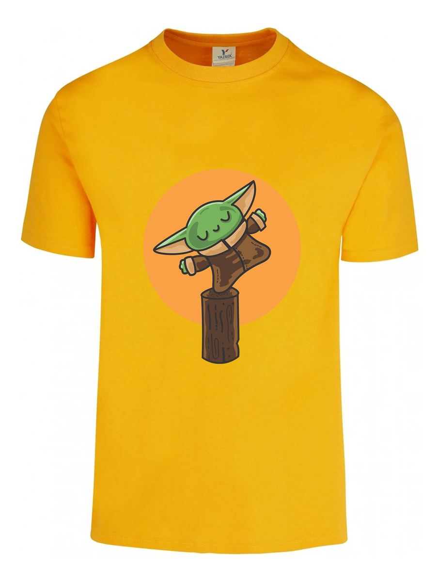 Remera: Grogu Sobre Tronco Memoestampados - Imagen 5