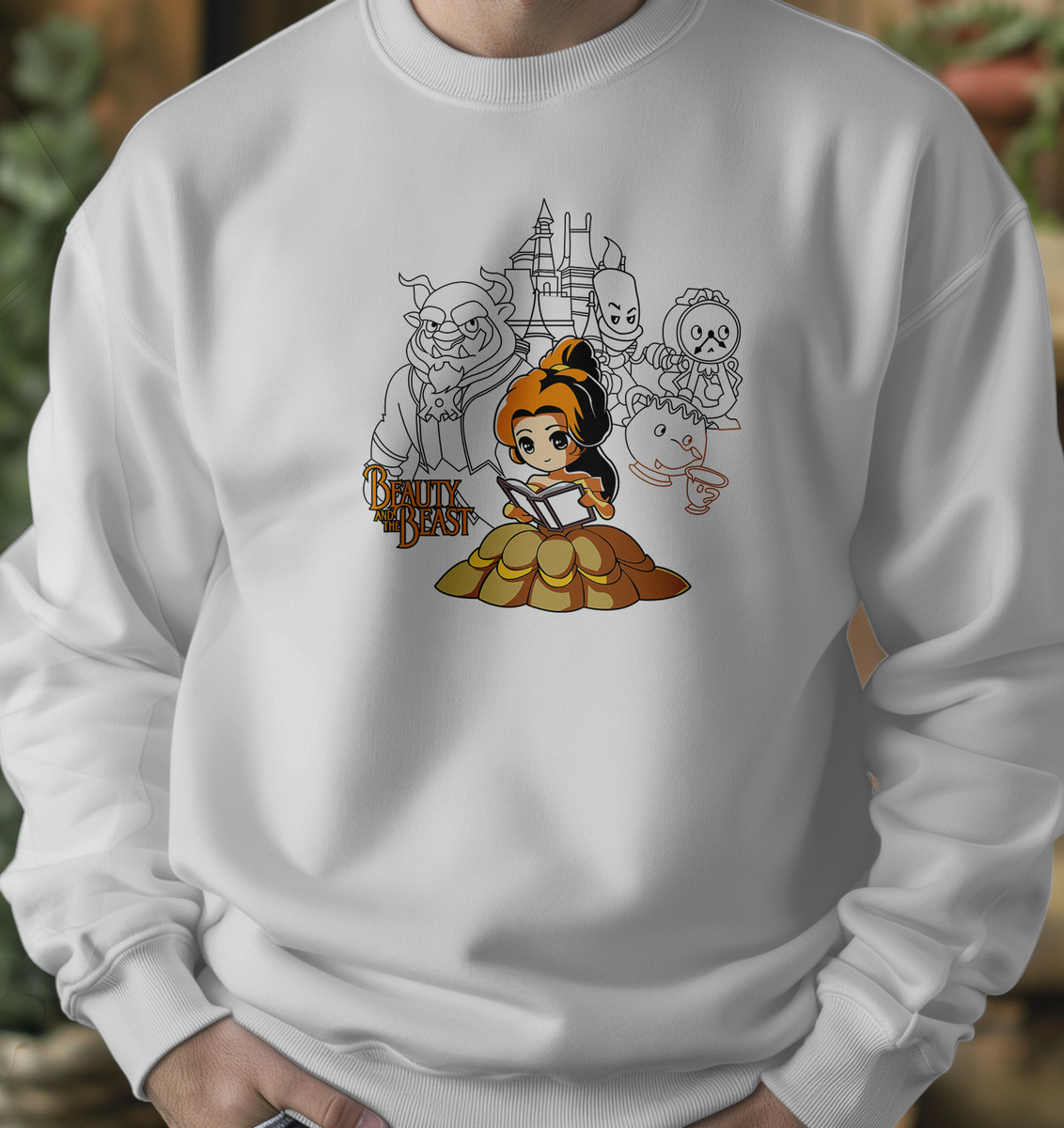 Buzo Beauty And The Beast Memoestampados
