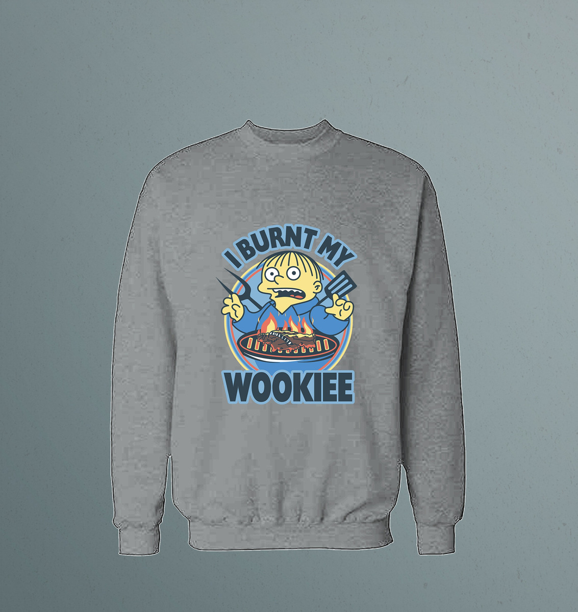 Buzo I Burnt My Wookie Ralph Memoestampados - Imagen 4