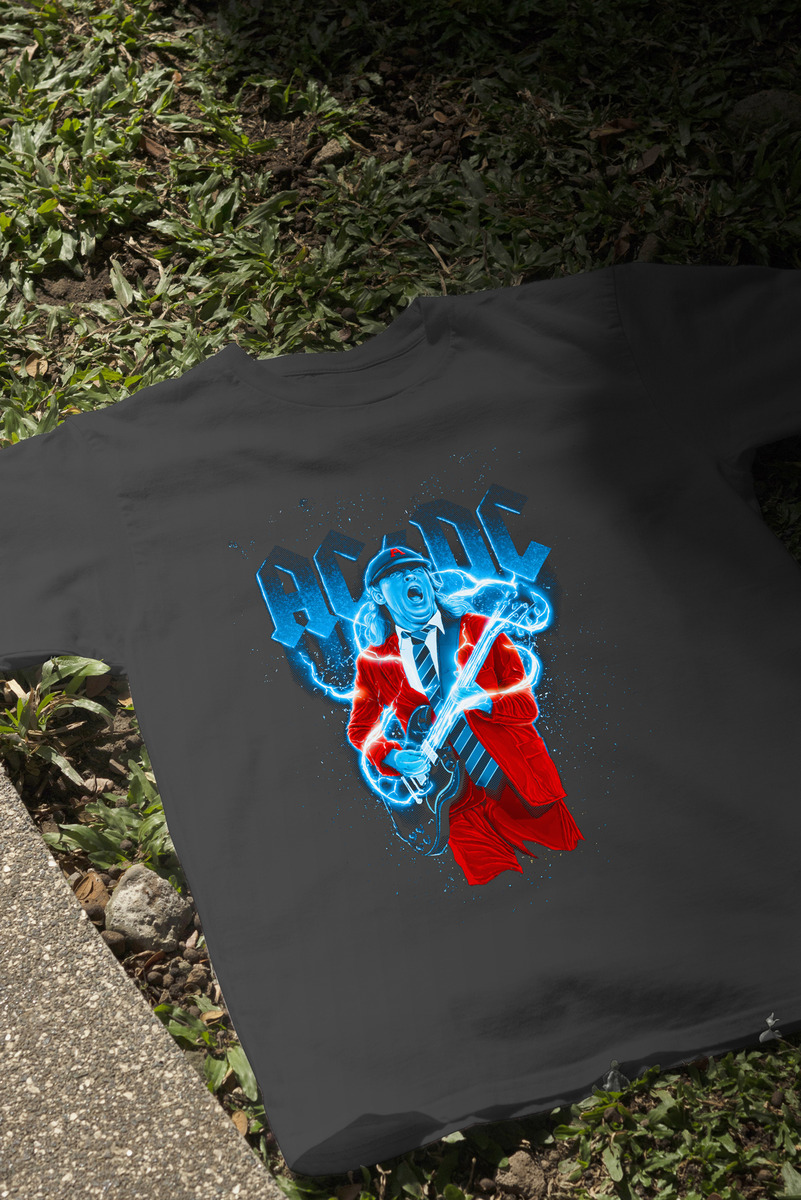 Remera: Ac Dc Brian Memoestampados - Imagen 5