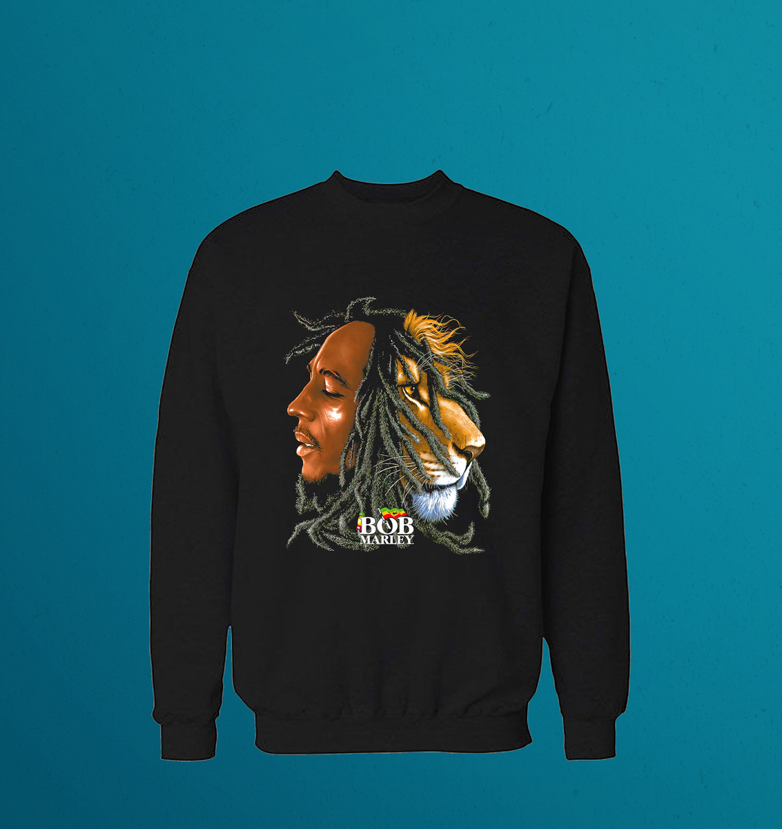 Buzo Bob Marley Leon Memoestampados - Imagen 3