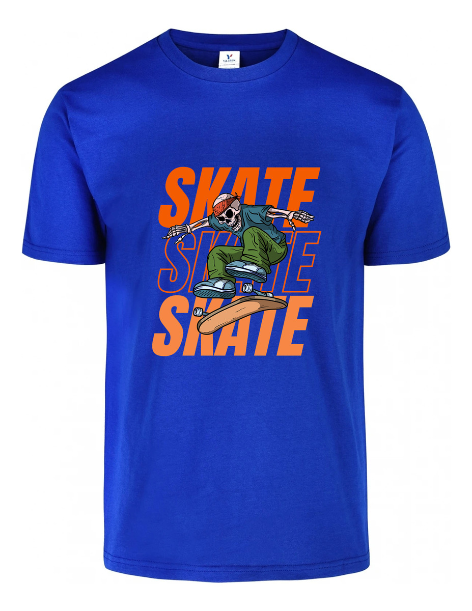 Remera: Skate Calavera Memoestampados - Imagen 7