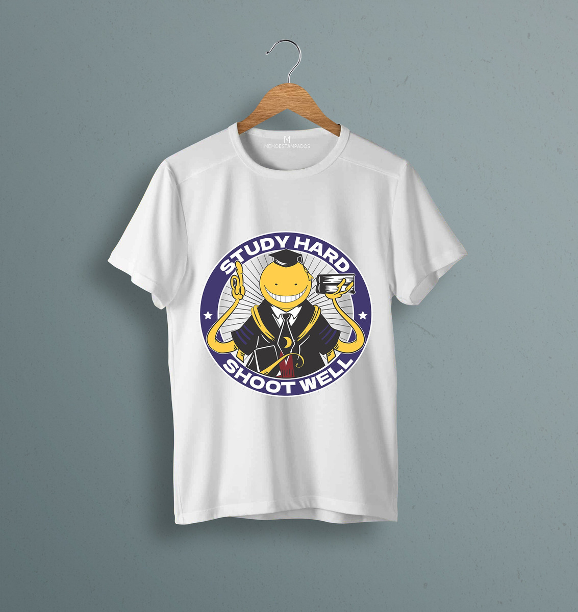 Remera: Study Hard Shoot Well Memoestampados - Imagen 14