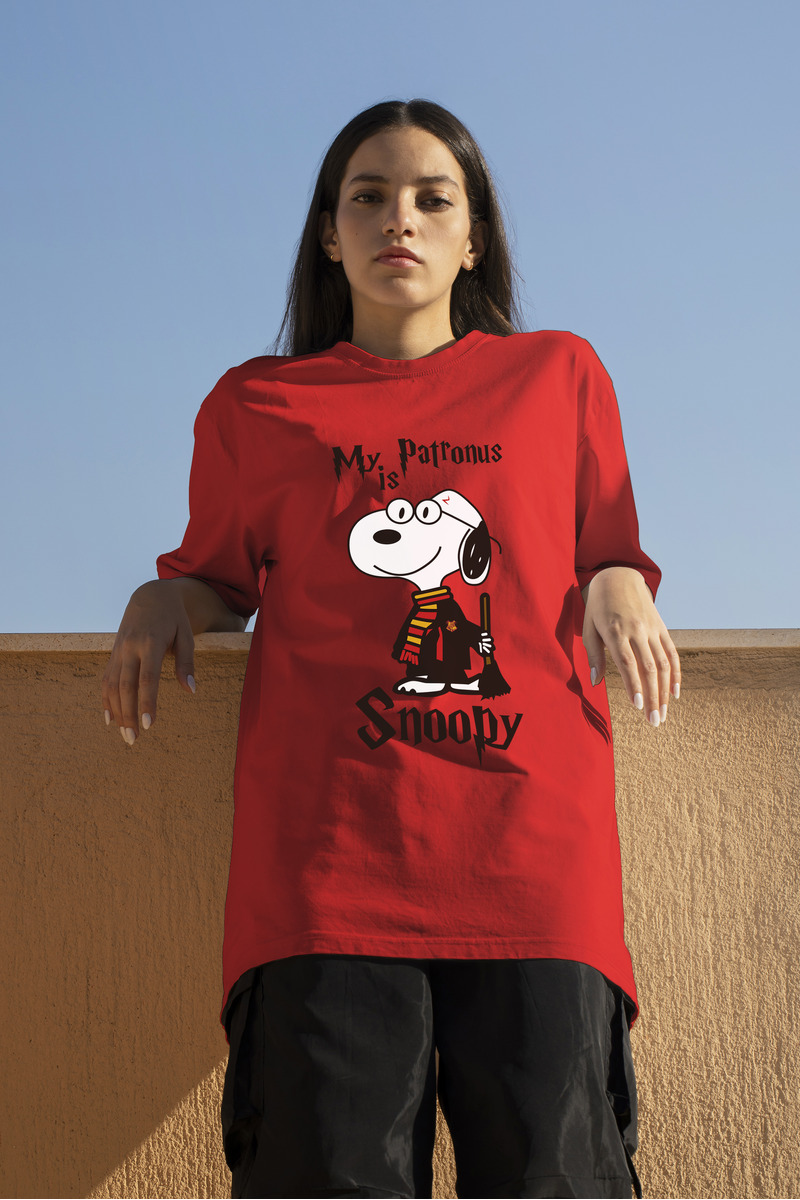 Remera: My Patronus Is Snoopy Memoestampados - Imagen 16