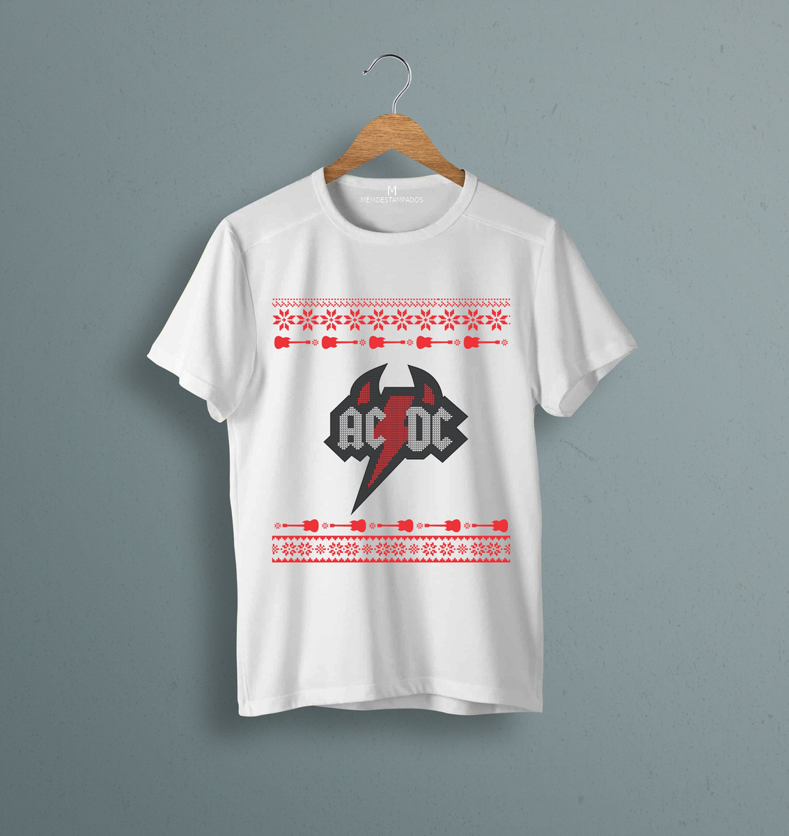 Remera: Ac Dc Ugly Sweater Memoestampados - Imagen 35