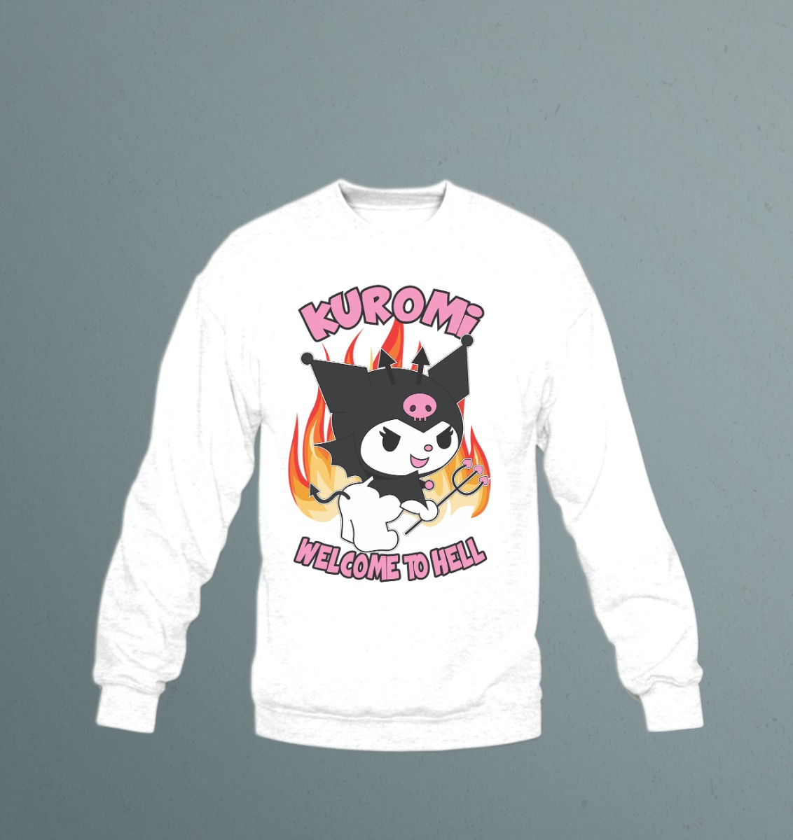 Buzo Kuromi Welcome To Hell Memoestampados - Imagen 10