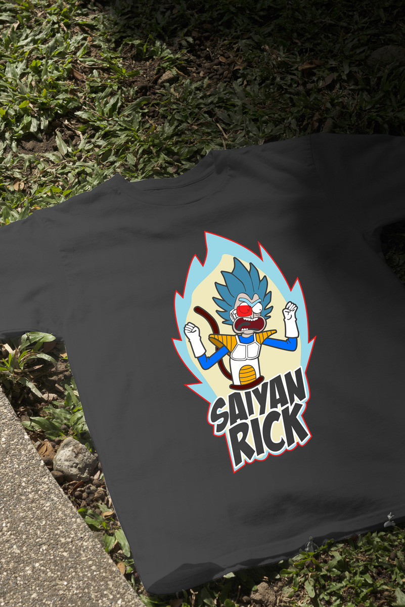 Remera: Saiyan Rick Memoestampados - Imagen 3
