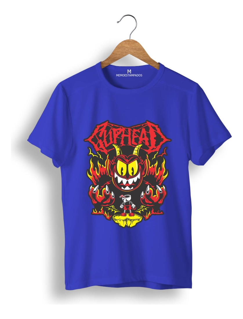 Remera: Cuphead Hell Memoestampados - Imagen 7