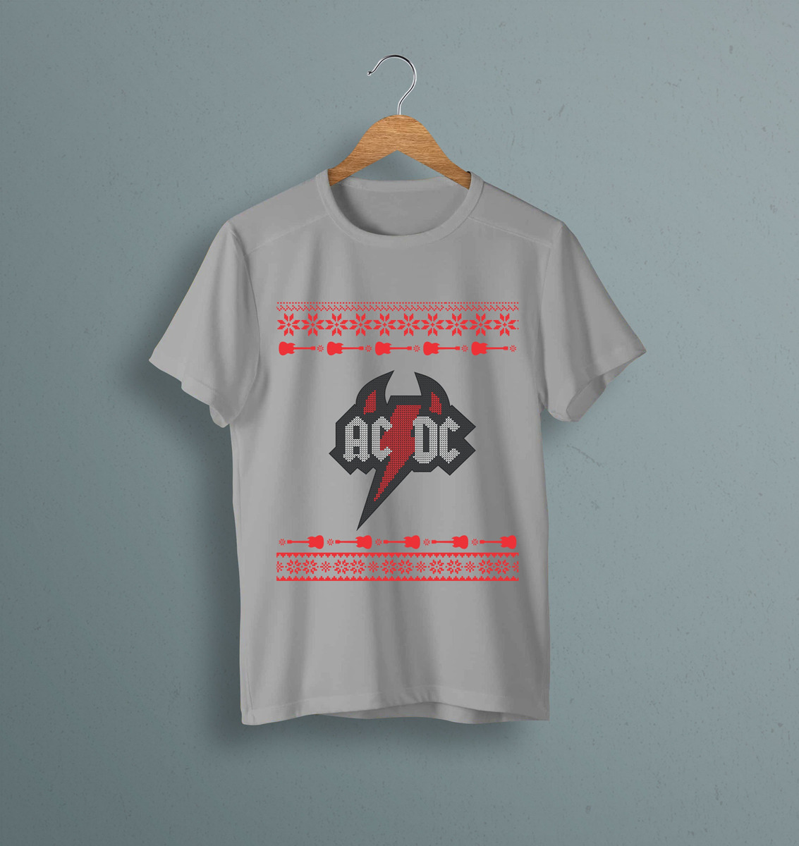 Remera: Ac Dc Ugly Sweater Memoestampados - Imagen 31