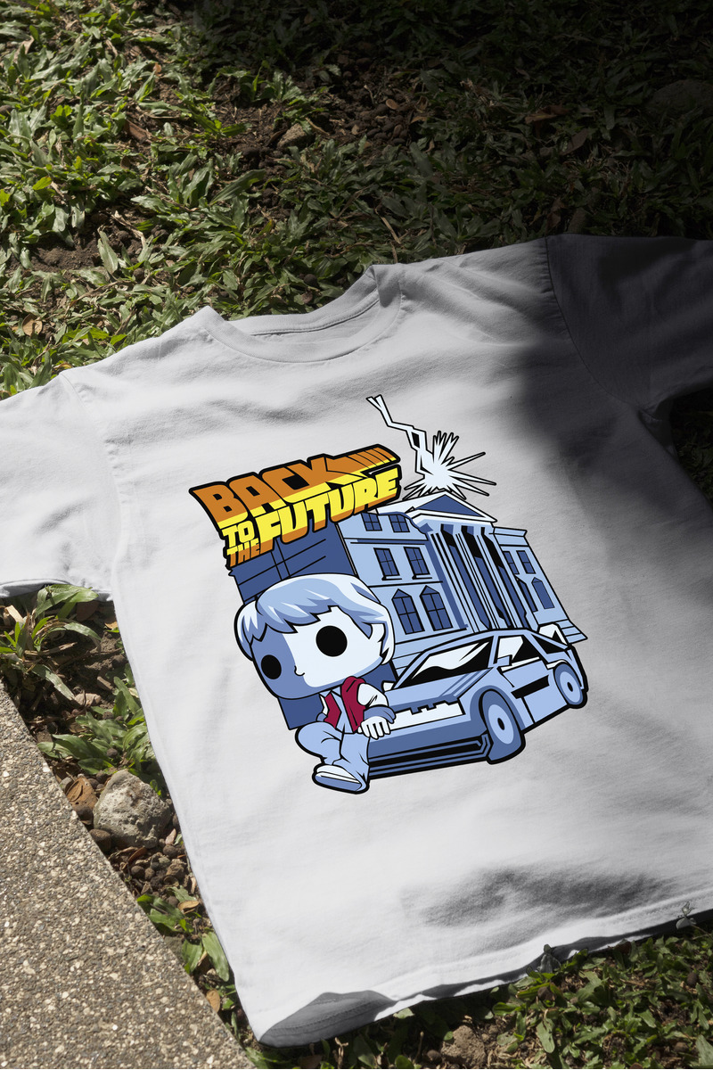 Remera: Volver Al Futuro Muñeco Memoestampados - Imagen 24