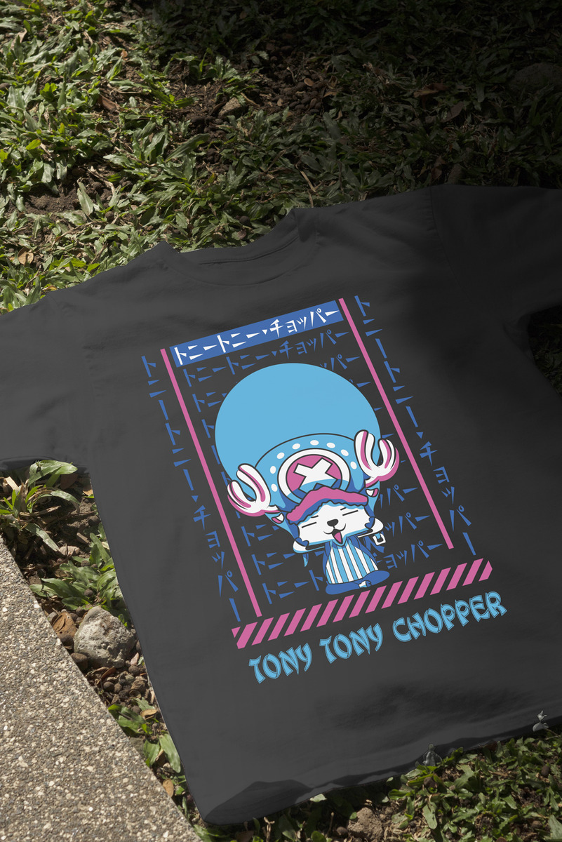 Remera: Tony Tony Chopper Neon Memoestampados - Imagen 3