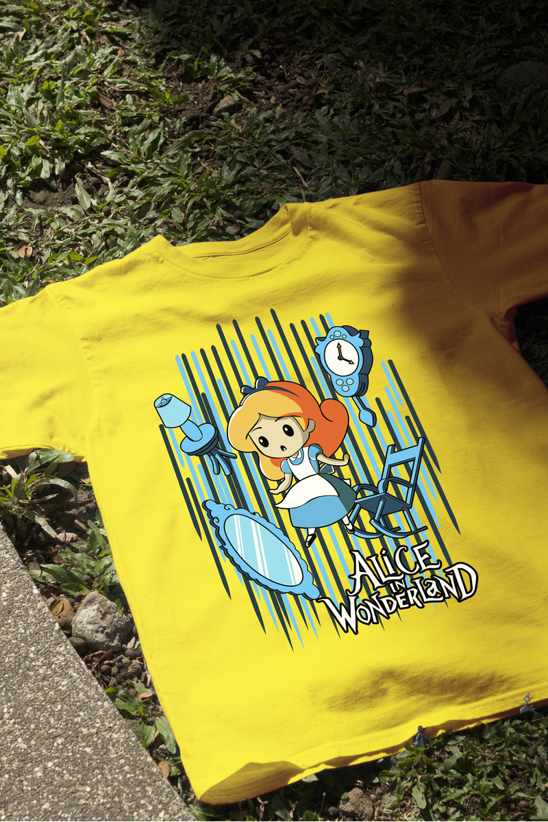 Remera: Alice In Wonderland 02 Memoestampados - Imagen 6