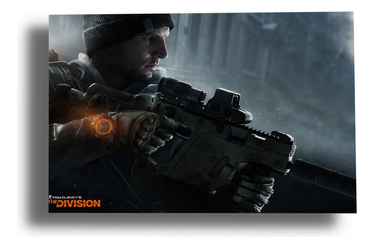 Cuadro The Division 445 30x40 Lienzo Memoestampados