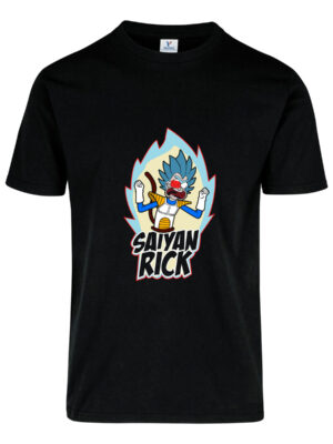 Remera: Saiyan Rick Memoestampados