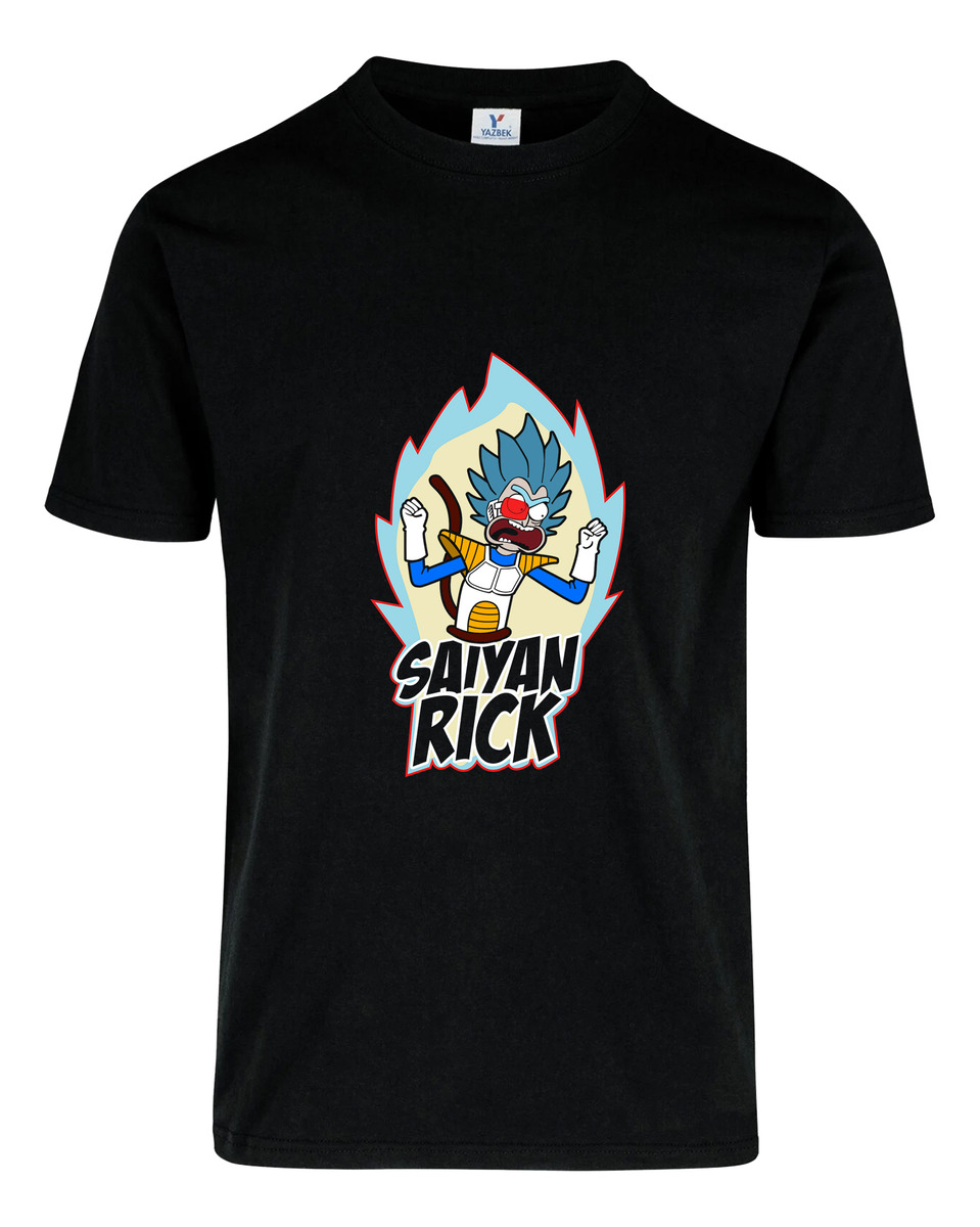 Remera: Saiyan Rick Memoestampados